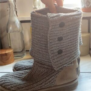 Ugg Cozy Knit Button Boots
